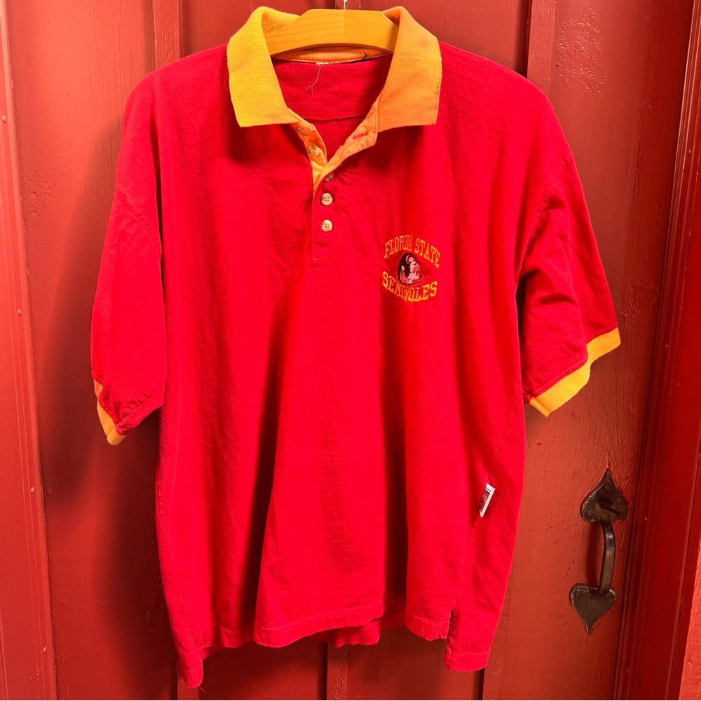Florida State Vintage Pro Edge Men’s Florida State Seminoles Polo Shirt!…